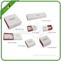 Full Color Printed Cardboard Packing White Jewelry Box for Sale